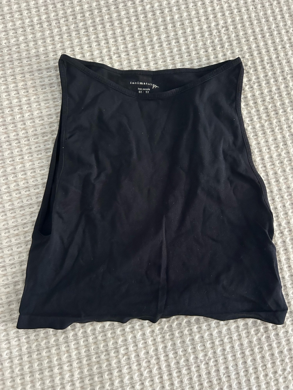 Free people boatneck top in black size xs/s